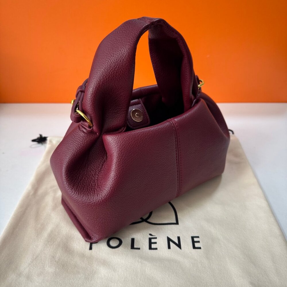 Polène Mini Bag in Wine Red - Picture 4 of 10